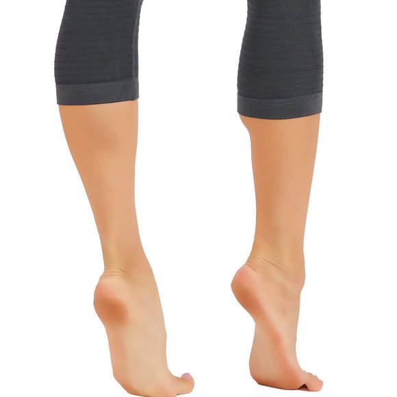 Workout Women Legings Capri High Compression Pants - Picture 3 of 10